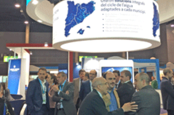 Ir a la noticia Destacada afluència a l'estand d'AGBAR en la primera edició d'IWater a Barcelona